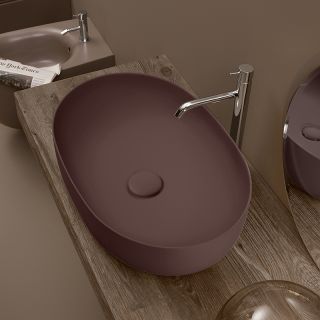 Раковина Kerasan Nolita 534375 Бургундский матовый 60 см